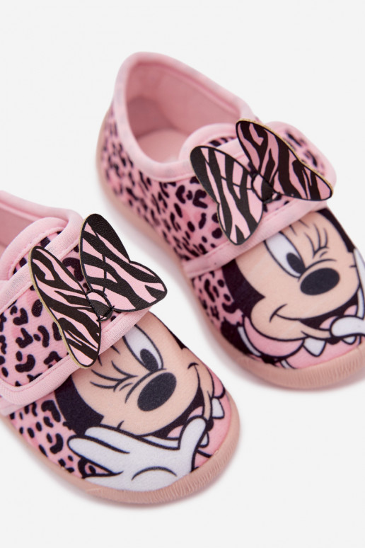 Čības bērniem ar lipīgām aizdarēm MINNIE MOUSE Rozā krāsas Serafina