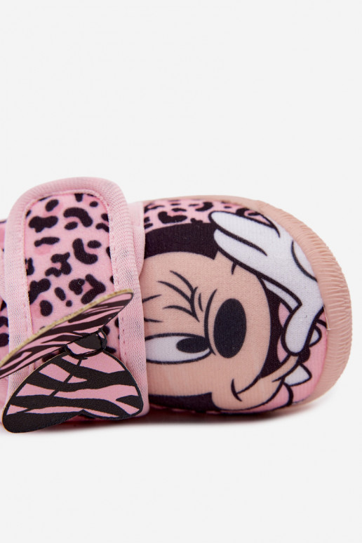 Čības bērniem ar lipīgām aizdarēm MINNIE MOUSE Rozā krāsas Serafina
