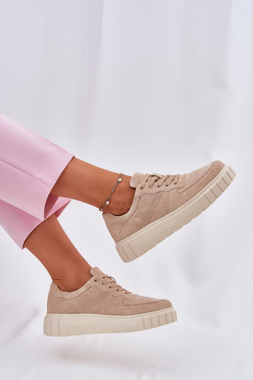 Sieviešu zamša sneakers tipa apavi ar...