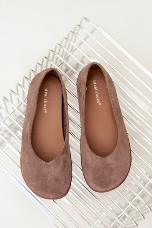 Balerīnas  Barefoot Brūnas krāsas Hollin