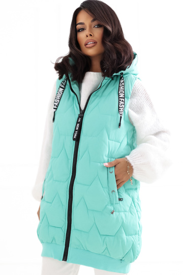 Mint krāsas veste