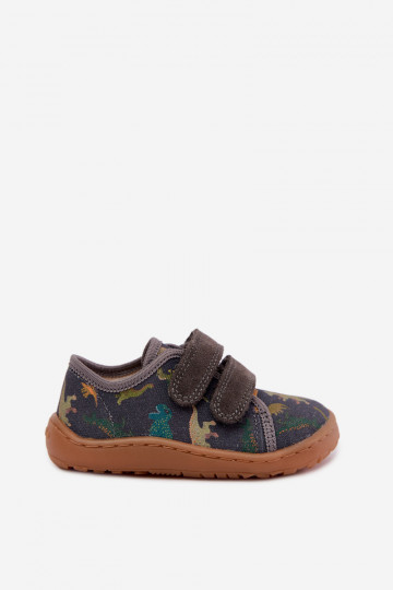 Čības Bērnu apavi Barefoot  Froddo Canvas G1700440-31 Pelēkas krāsas 2