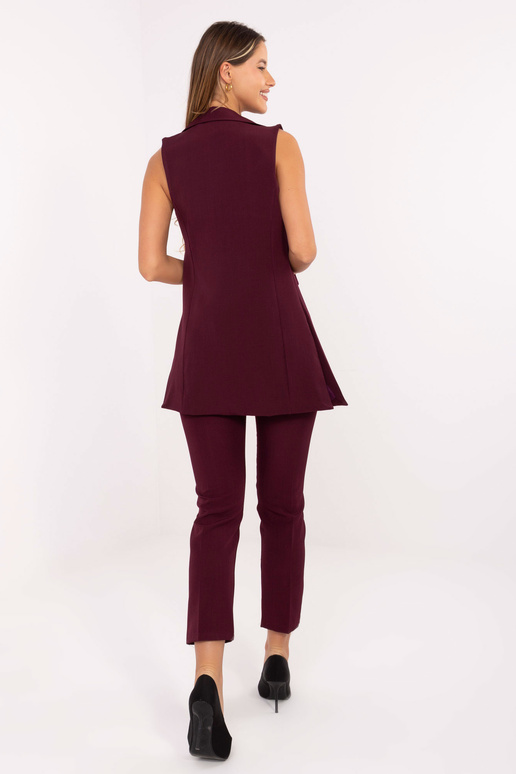 Bordo krāsas veste
