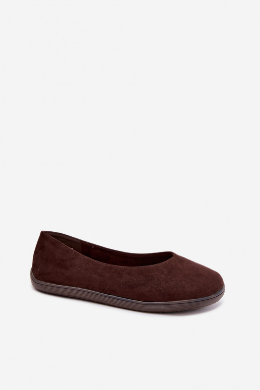 Balerīnas  Barefoot Czekoladowe Hollin