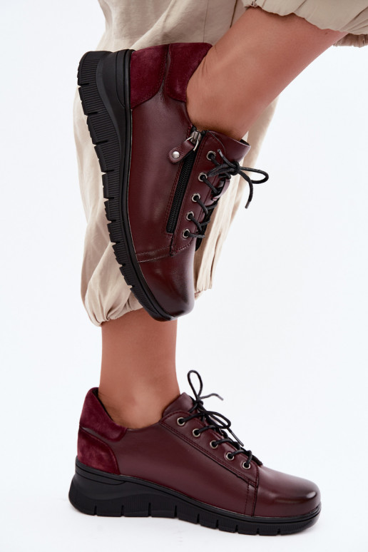   apavi   Vinceza 39964 bordo krāsas
