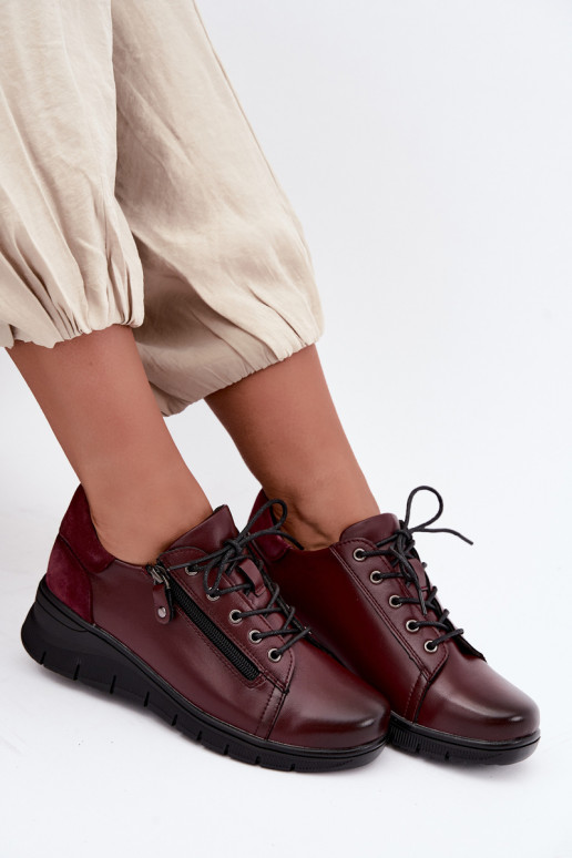   apavi   Vinceza 39964 bordo krāsas