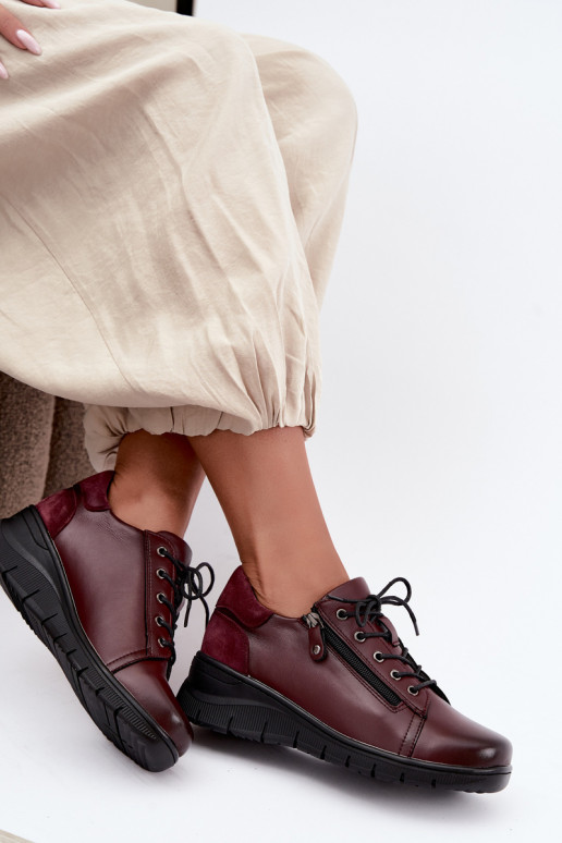   apavi   Vinceza 39964 bordo krāsas