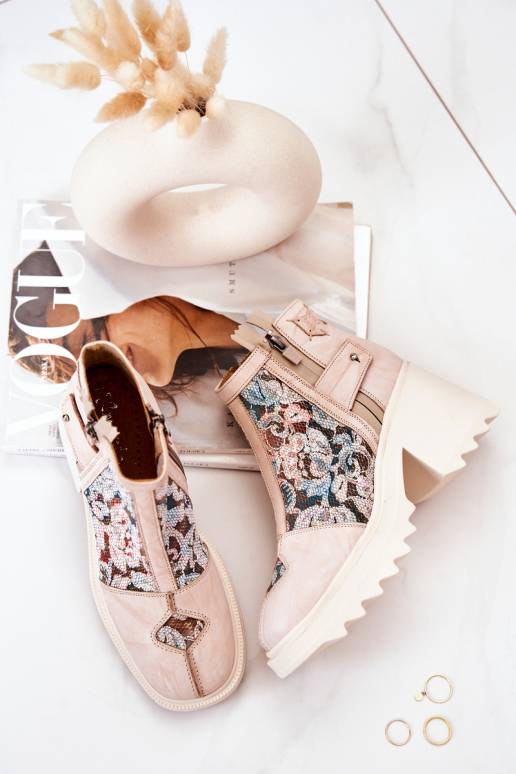 Sieviešu puszābaki smilšu krāsas