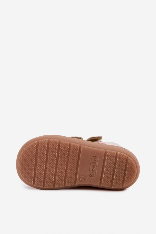   apavi  Barefoot Bērnu apavi    Froddo G2130328-64 smilšu krāsas