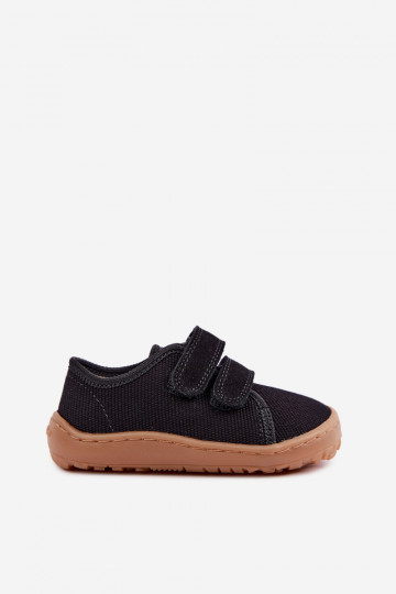Čības Bērnu apavi Barefoot Froddo Canvas G1700440-19 Melns 2