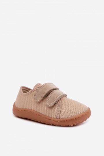 Čības Bērnu apavi Barefoot Froddo Canvas G1700440-22 smilšu krāsas