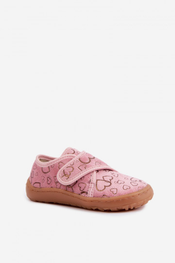 Čības bērniem ar lipīgām aizdarēm Barefoot  Froddo G1700438-18 Rozā krāsas