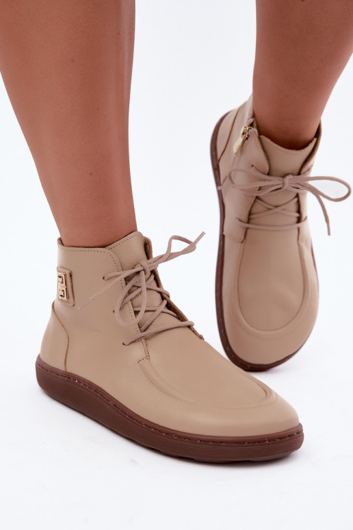   apavi  Barefoot siltināti Zazoo 3077 smilšu krāsas