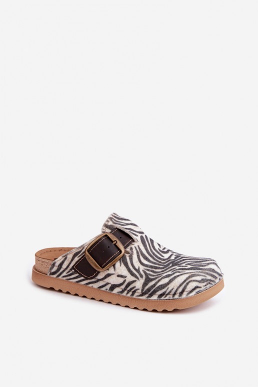 Čības   ar sprādzēm DJ000016 Zebra