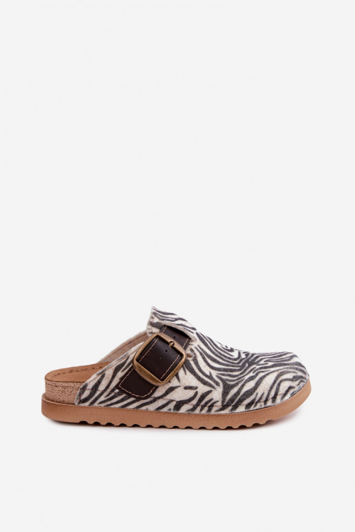 Čības   ar sprādzēm DJ000016 Zebra