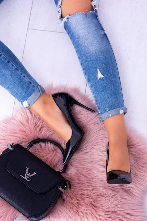 Laque augstpapēžu kurpes apavi ar... Laque augstpapēžu kurpes apavi ar...