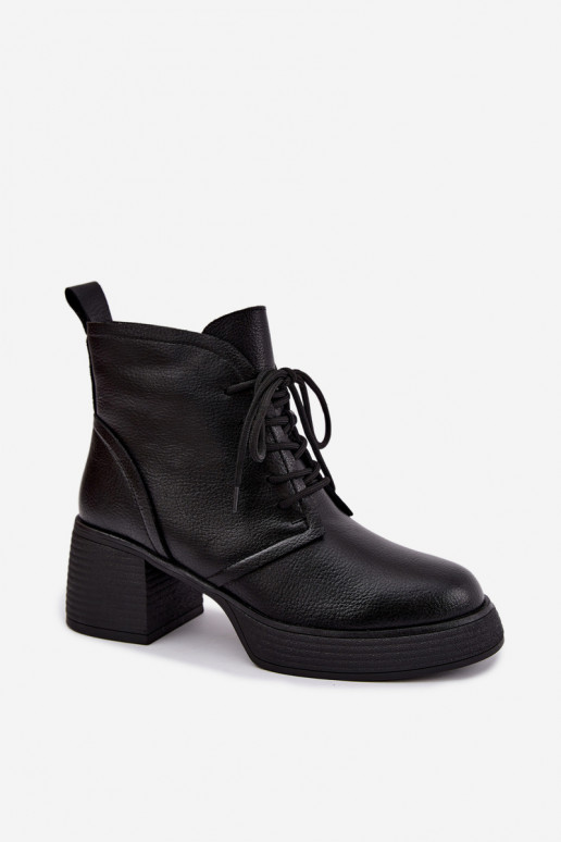 sieviešu zābaki   siltināti D&A CR62-3368 Melns