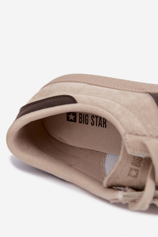   zamšādas  modeļa apavi  Big Star UU274440 smilšu krāsas