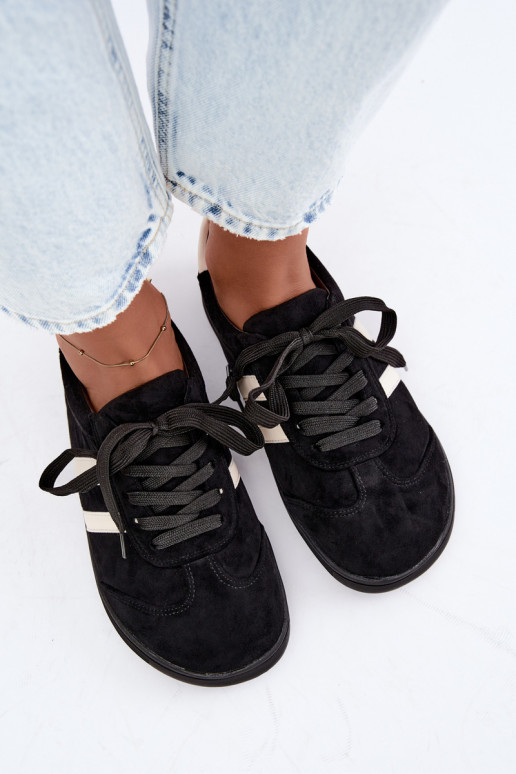  modeļa apavi  Barefoot Melns Kessy