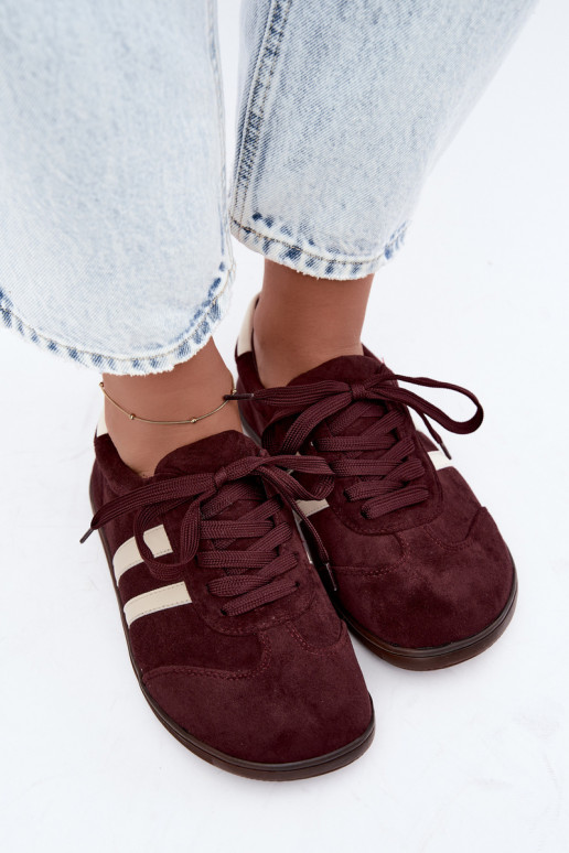  modeļa apavi  Barefoot bordo krāsas Kessy