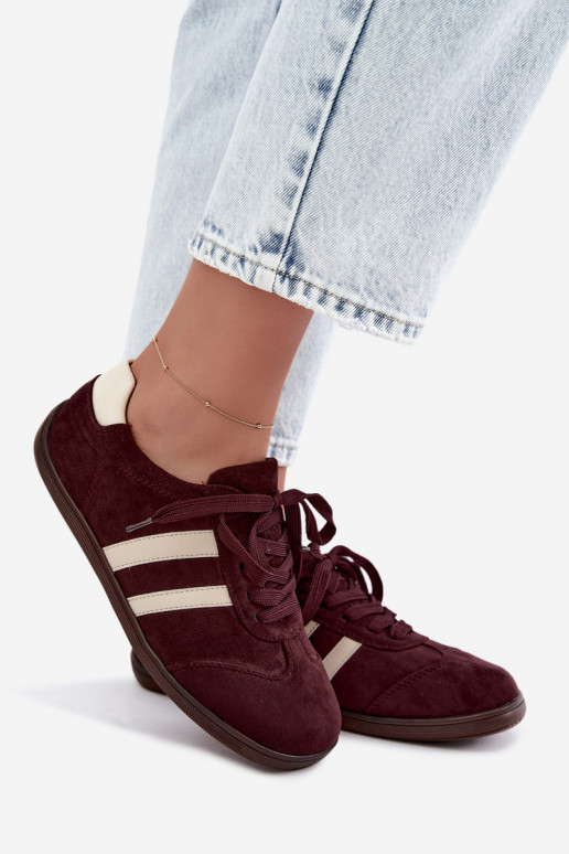  modeļa apavi  Barefoot bordo krāsas Kessy