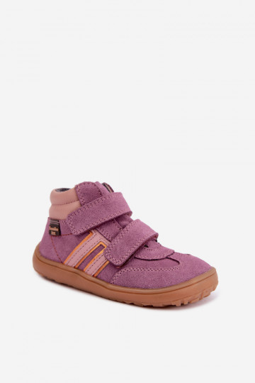   zamšādas  Barefoot Bērnu apavi FRODDO G3110285-12 Violeta krāsa