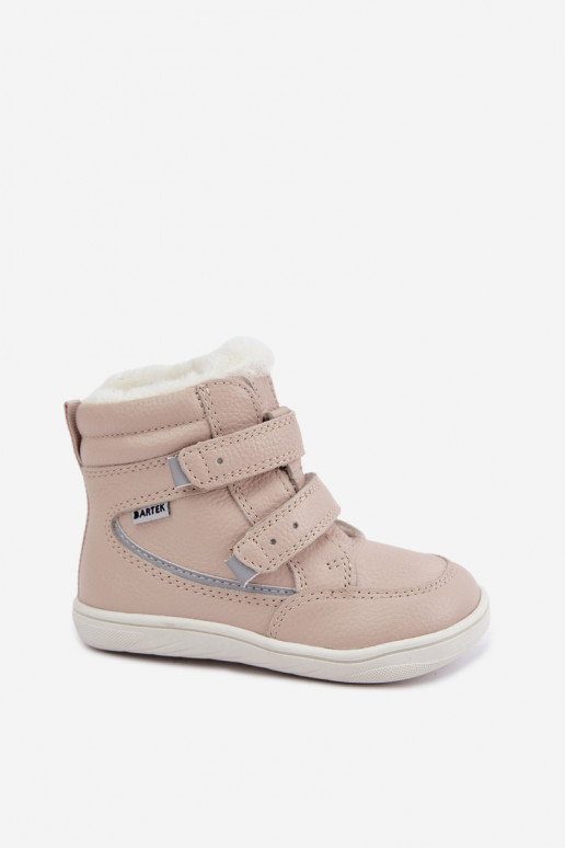   sniega apavi Bērnu apavi Barefoot Bartek 8401454 smilšu krāsas