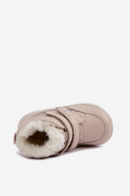   sniega apavi Bērnu apavi Barefoot Bartek 8401454 smilšu krāsas
