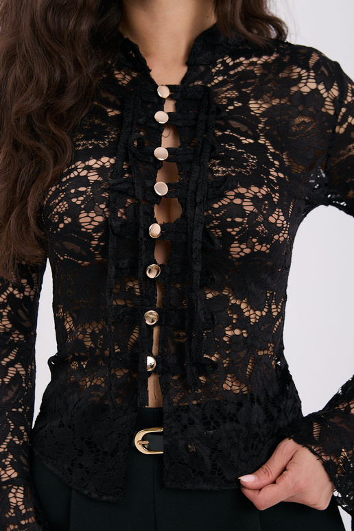 Melna blūze