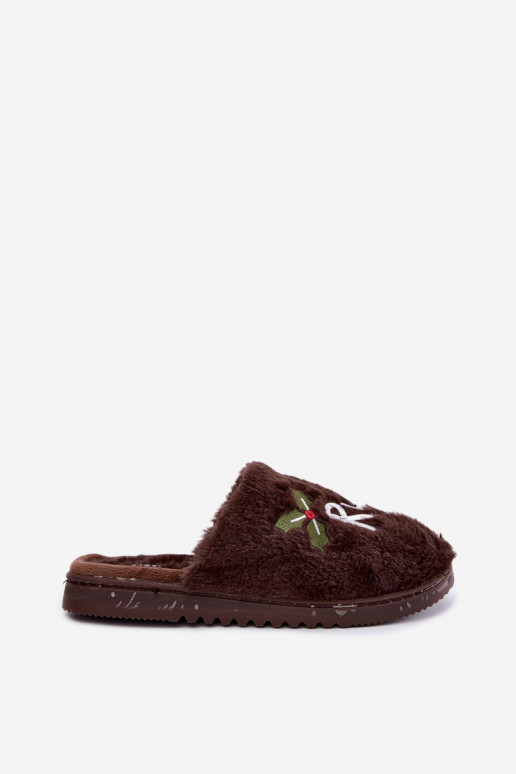 apavi mājas Čības   Rudolf tumši brūnas krāsas Perelle