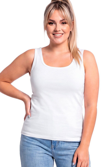 Baltie T-krekli Donna Plus Izmērs