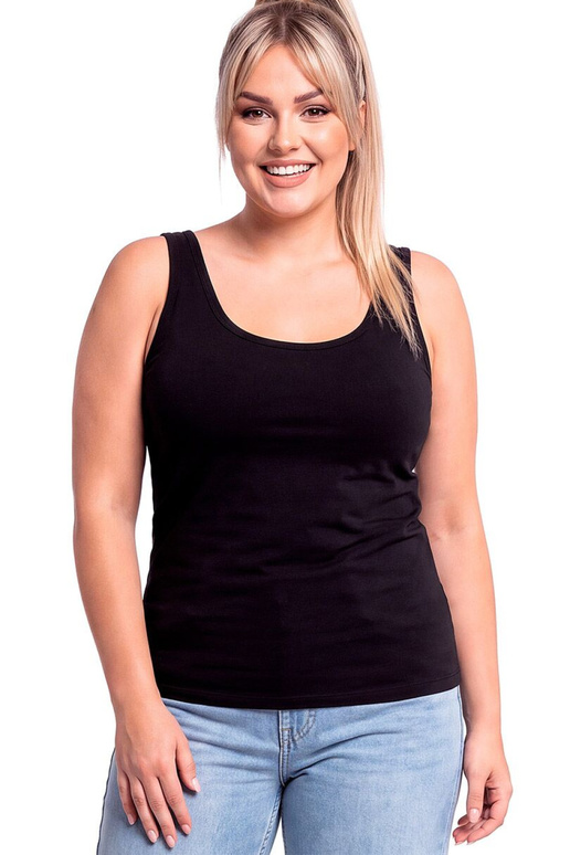 Melna blūze Donna Plus Izmērs