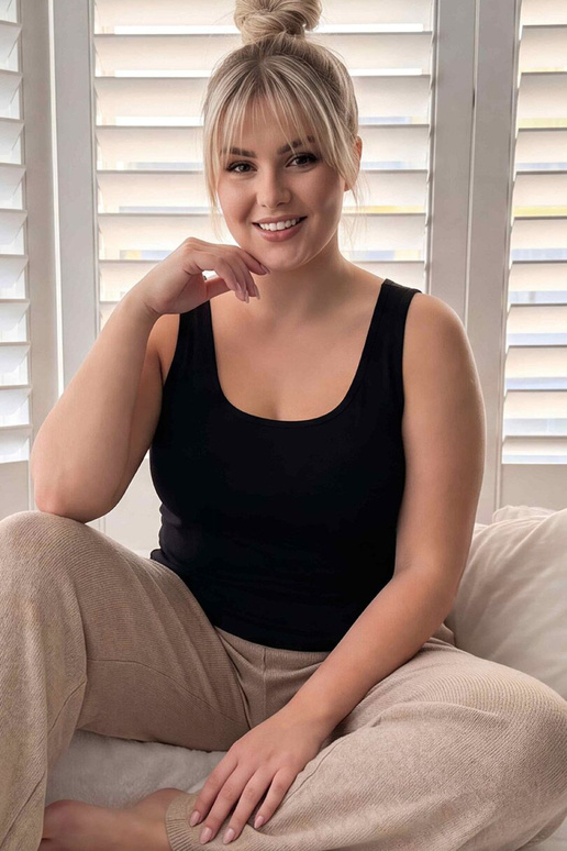 Melna blūze Donna Plus Izmērs