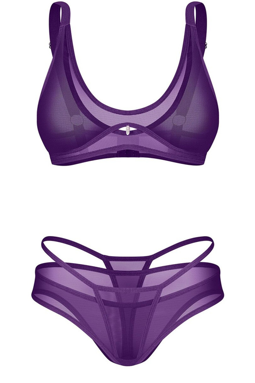 Violetais seksuālais komplekts Obsessive