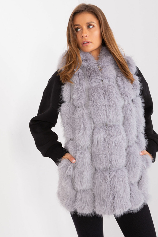 Mētelis ar kapuci Wool Fashion Italia