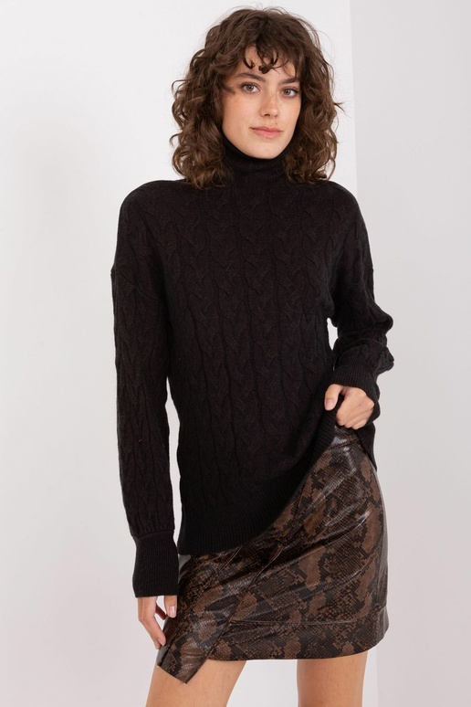 Džemperis ar ķemmīšgliemenēm Wool Fashion Italia
