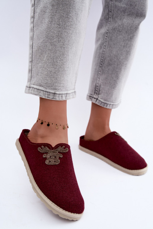 Čības   Inblu CS000049 bordo krāsas