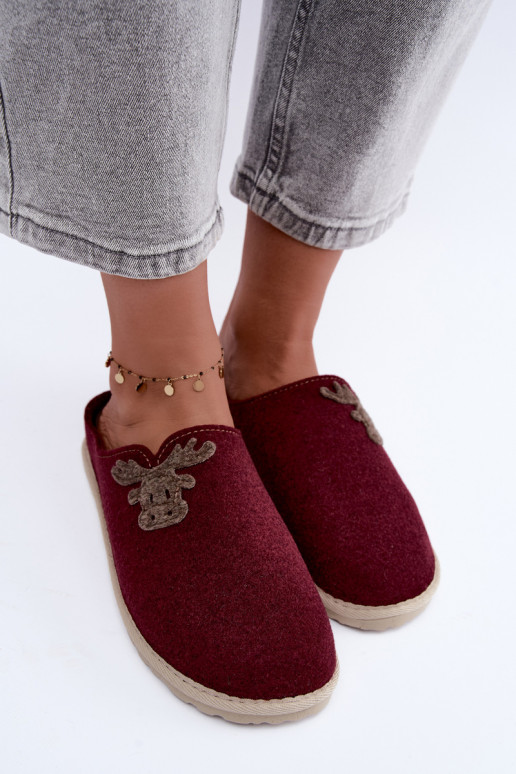 Čības   Inblu CS000049 bordo krāsas