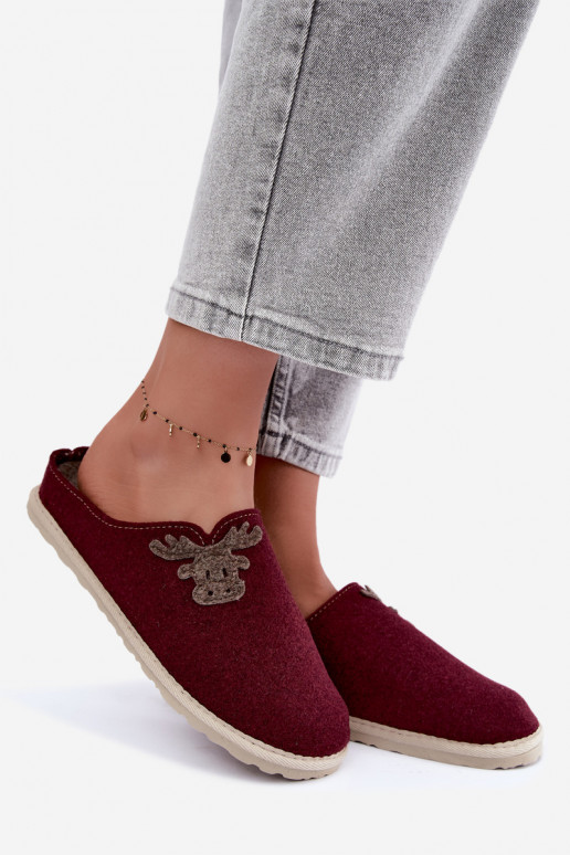 Čības   Inblu CS000049 bordo krāsas