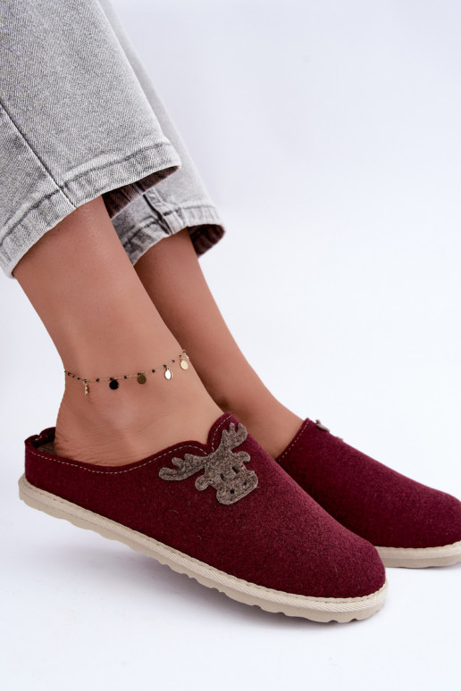 Čības   Inblu CS000049 bordo krāsas