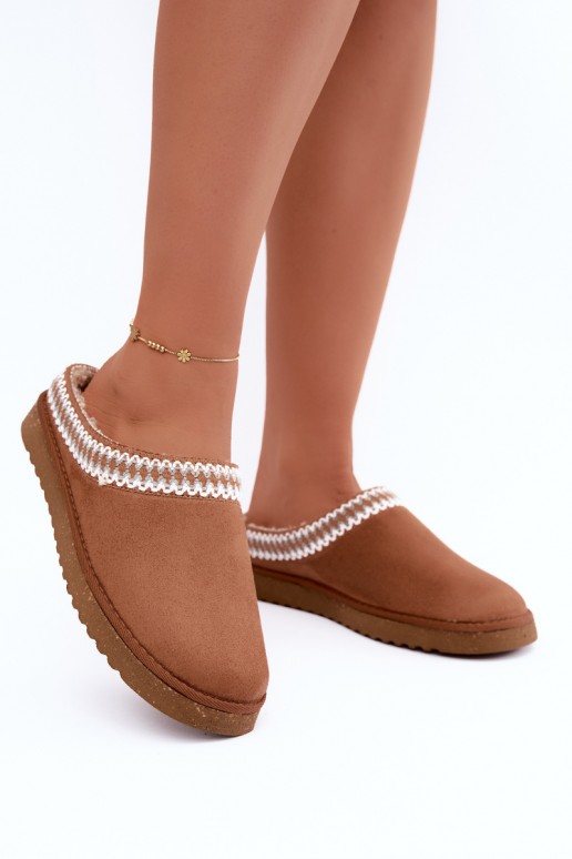 apavi mājas Čības  Z Haftem Inblu EY000030 Camel