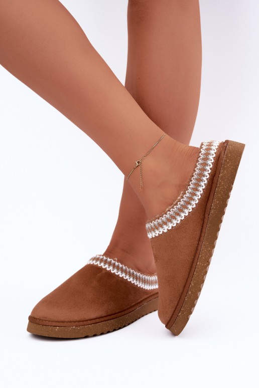 apavi mājas Čības  Z Haftem Inblu EY000030 Camel