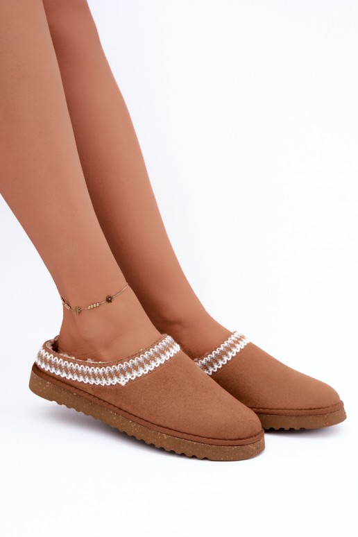 apavi mājas Čības  Z Haftem Inblu EY000030 Camel