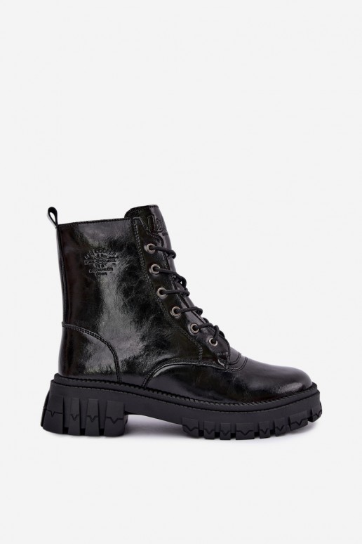   siltināti zābaki Lee Cooper LCJ-26-16-4696 Melns