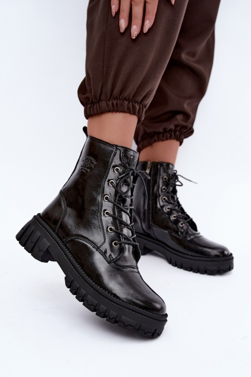  siltināti zābaki Lee Cooper LCJ-26-16-4696 Melns