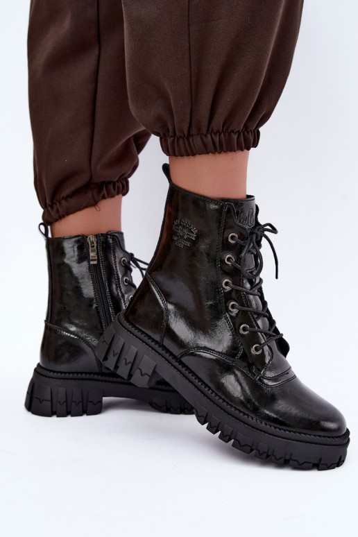   siltināti zābaki Lee Cooper LCJ-26-16-4696 Melns