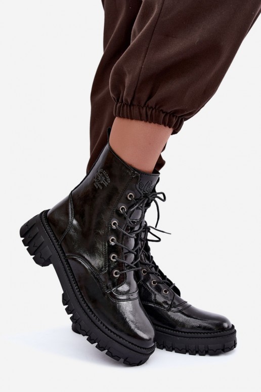   siltināti zābaki Lee Cooper LCJ-26-16-4696 Melns