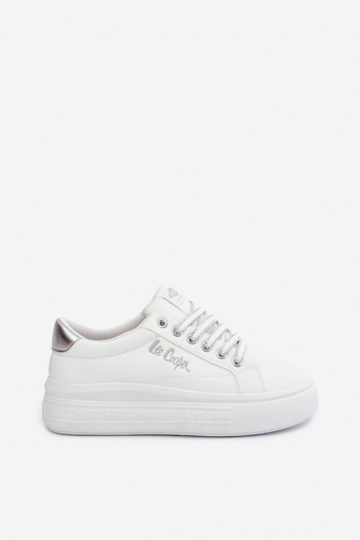  modeļa apavi  ar platformu Lee Cooper LCJ-26-44-4561 baltas krāsas