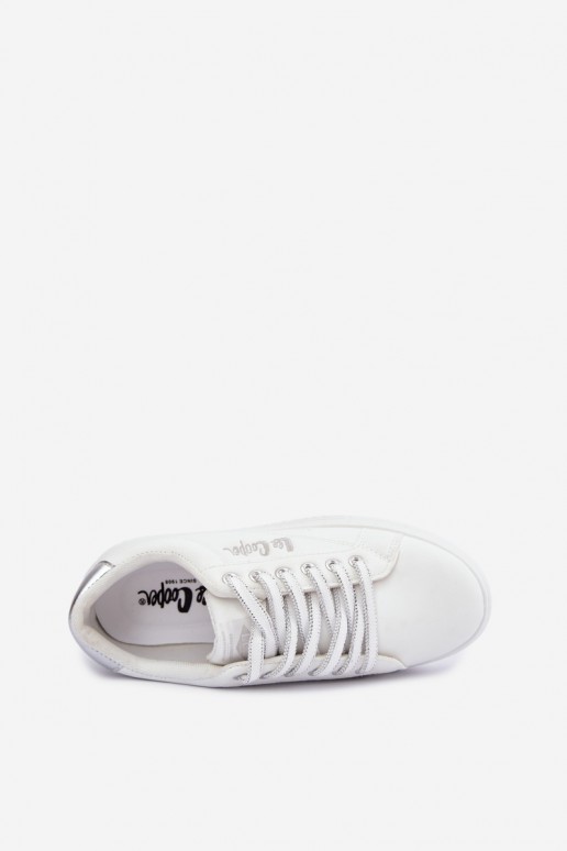  modeļa apavi  ar platformu Lee Cooper LCJ-26-44-4561 baltas krāsas