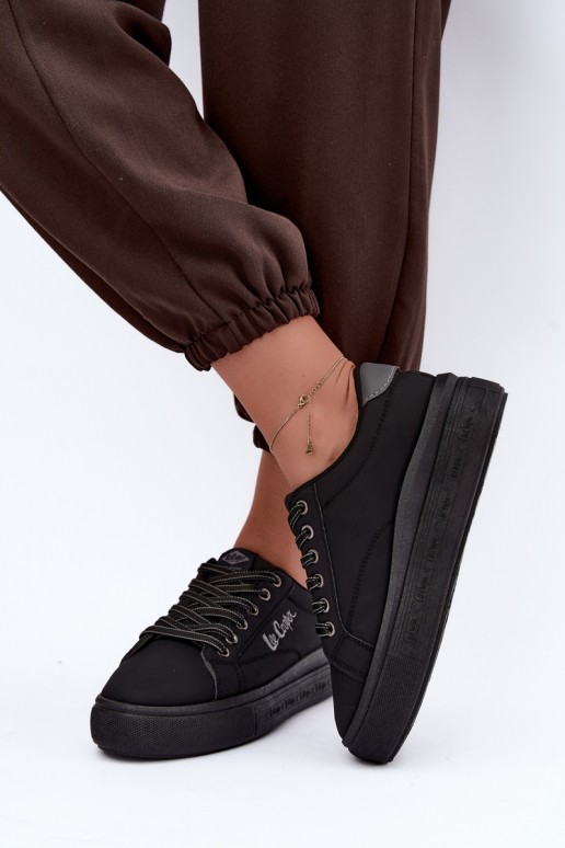brīvā laika apavi ar platformu Lee Cooper LCJ-26-44-4560 Melns